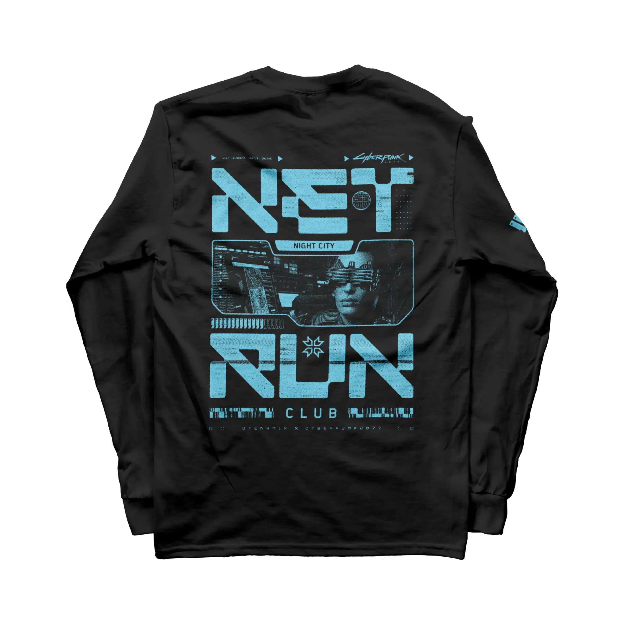 Cyberpunk 2077 - Net Run Club LS (B) Blue - Image 3