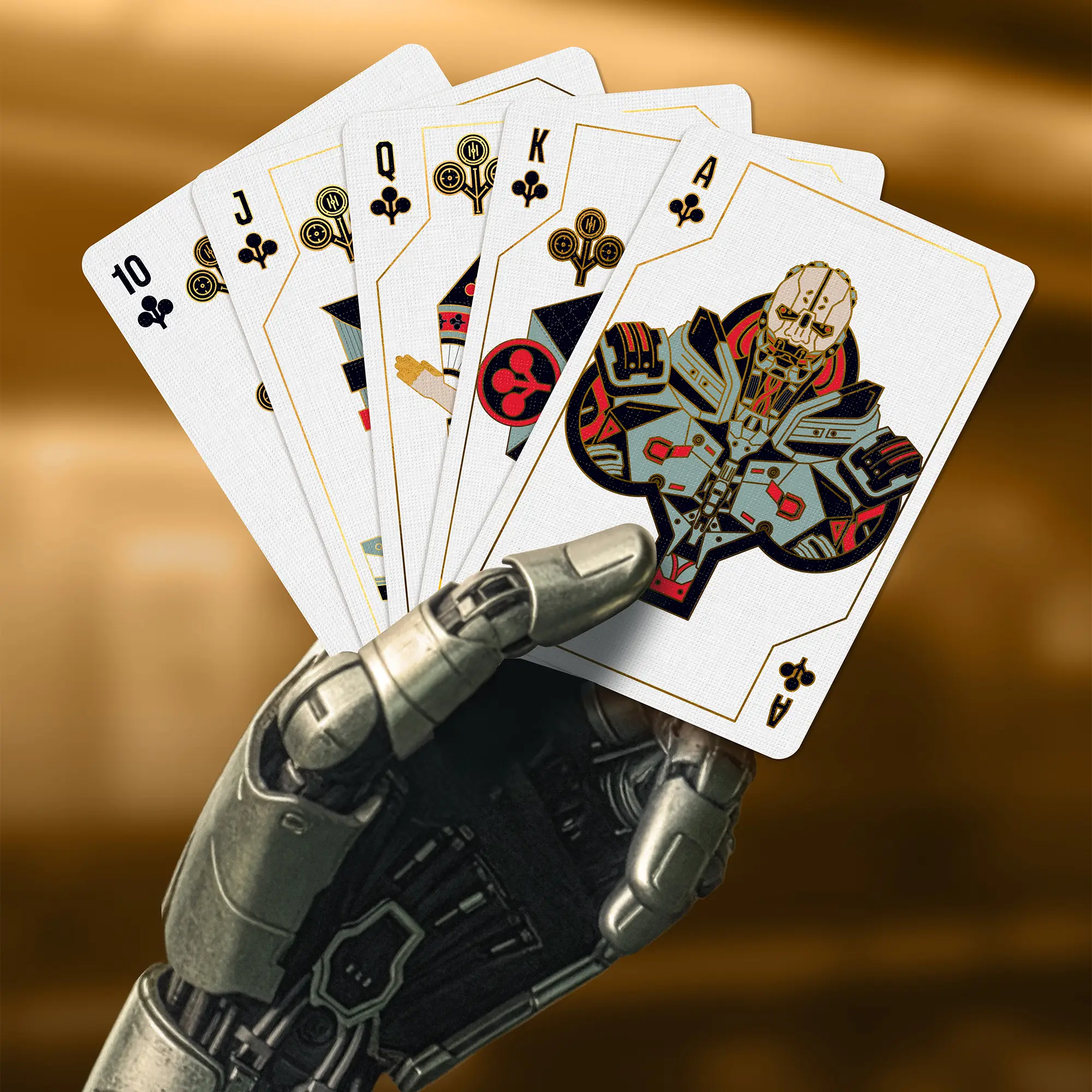 Cyberpunk 2077 Playing Cards - Gold Edition - Image 5