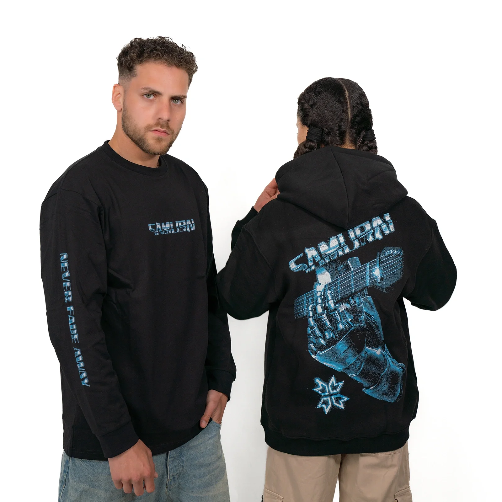 Cyberpunk 2077 - Samurai Retro Band Hoodie - Image 2