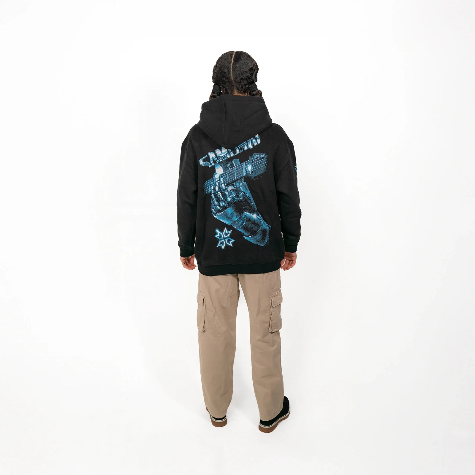 Cyberpunk 2077 - Samurai Retro Band Hoodie - Image 8