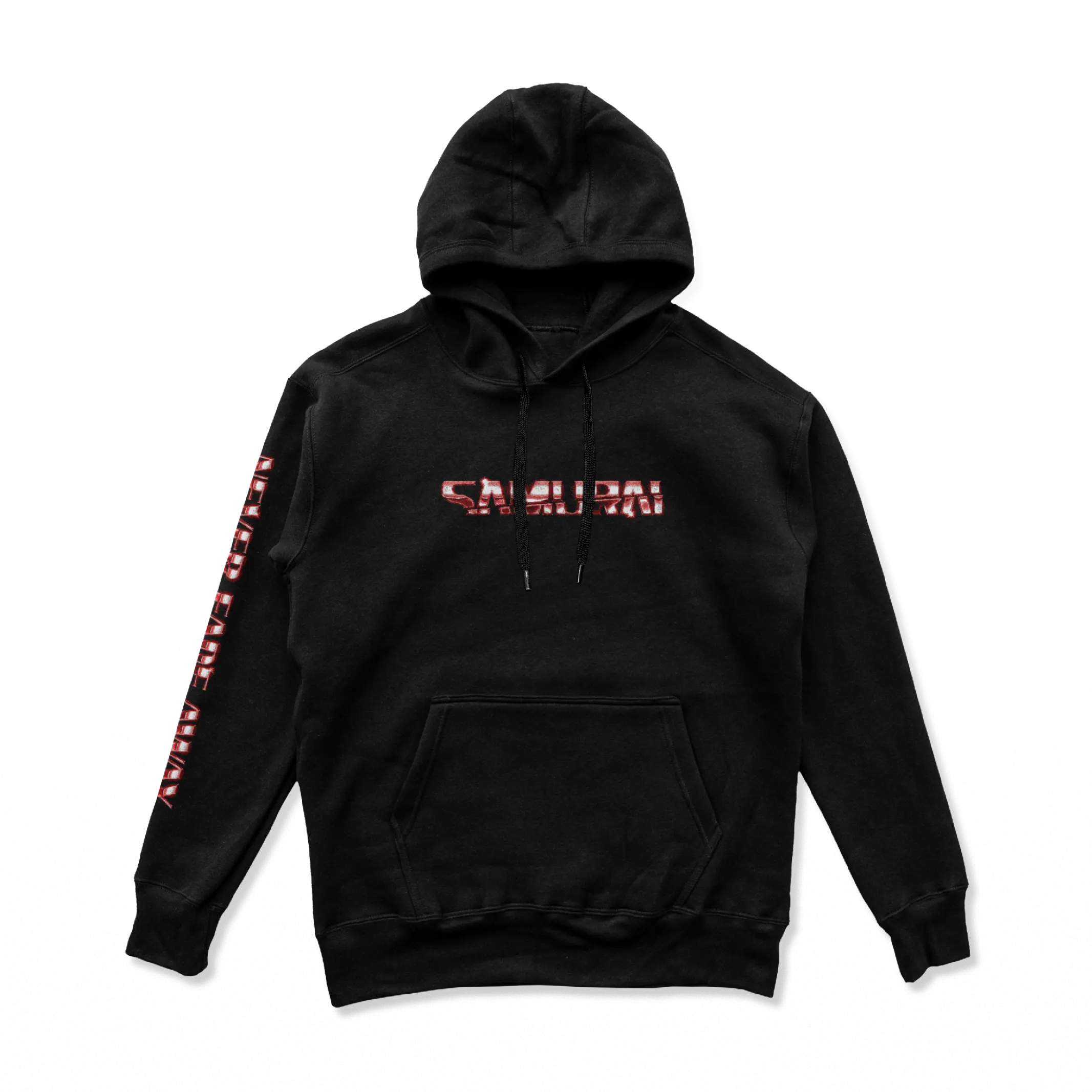Cyberpunk 2077 - Samurai Retro Band Hoodie Red - Image 3