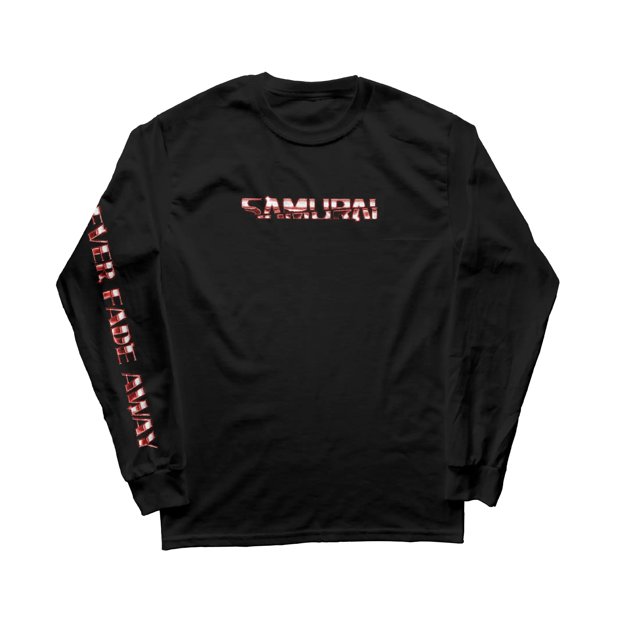 Cyberpunk 2077 - Samurai Retro Band LS Red - Image 3