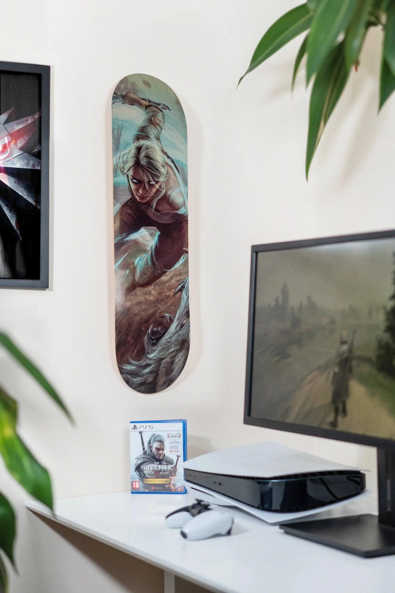 The Witcher Ciri Skateboard Deck - Image 3