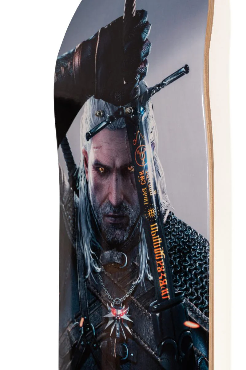The Witcher Geralt Icon Skateboard Deck - Image 7