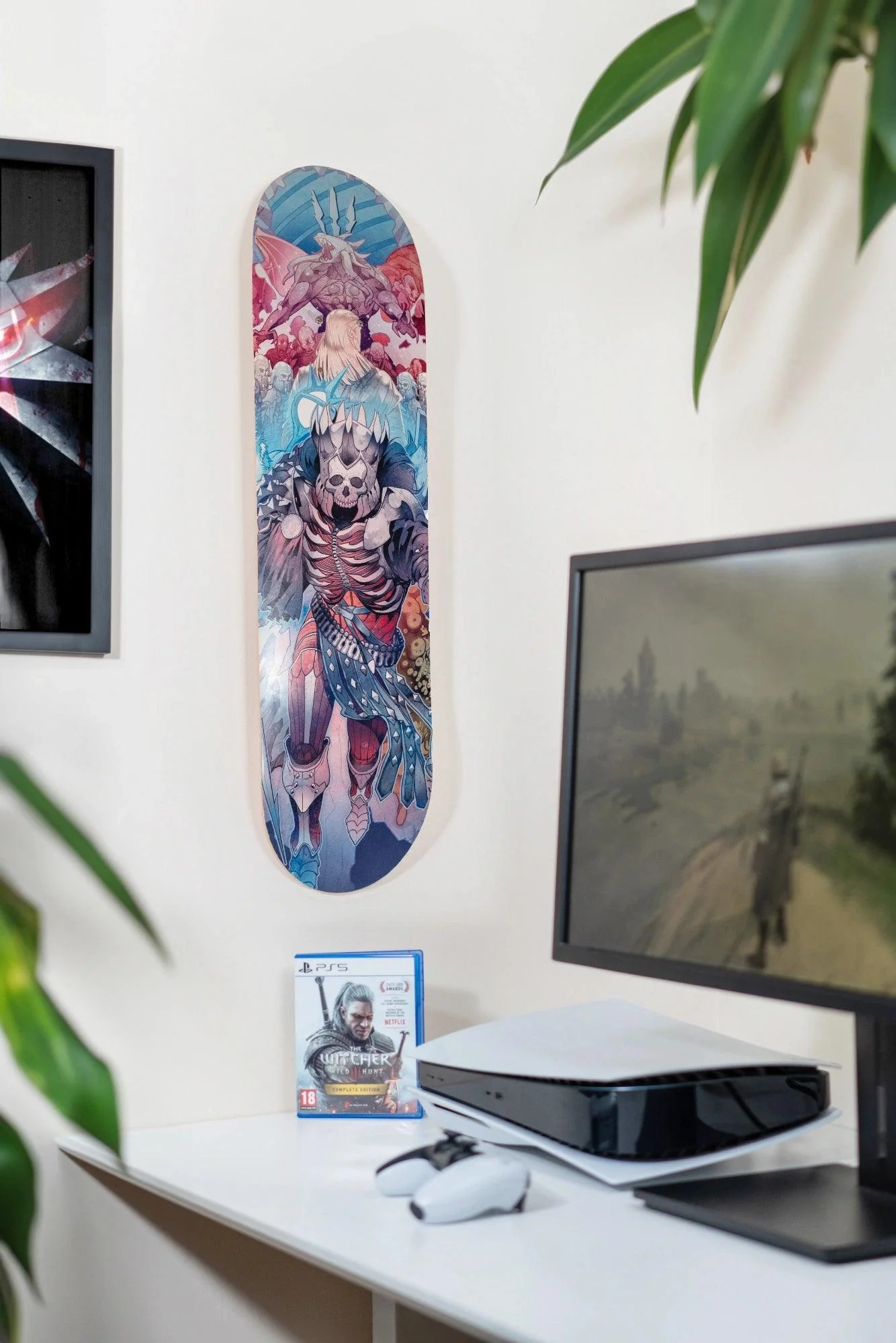 The Witcher Wild Hunt Skateboard Deck - Image 4